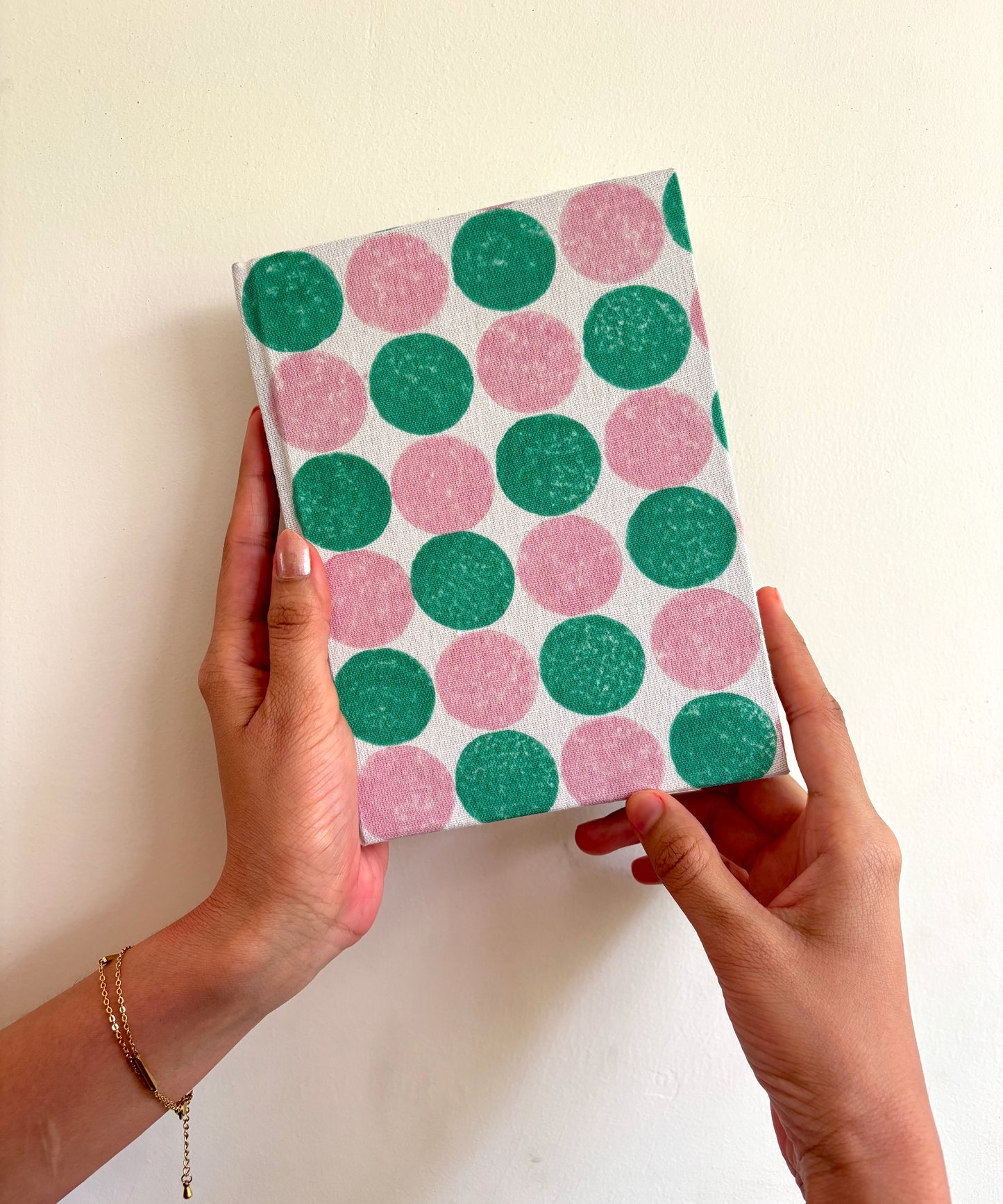 Handcrafted Sustainable A5 Diary Journal Notebook l Handmade Paper l Pebbles