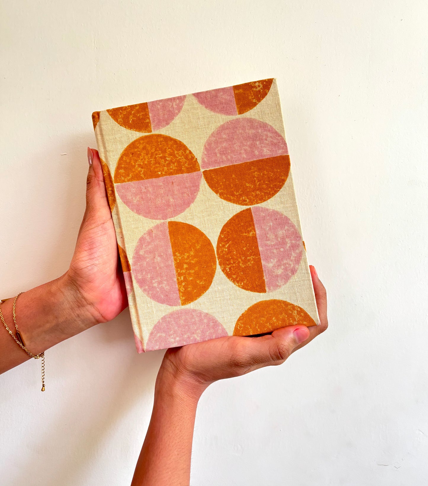 Handcrafted Sustainable A5 Diary Journal Notebook l Handmade Paper l Semi-Sphere