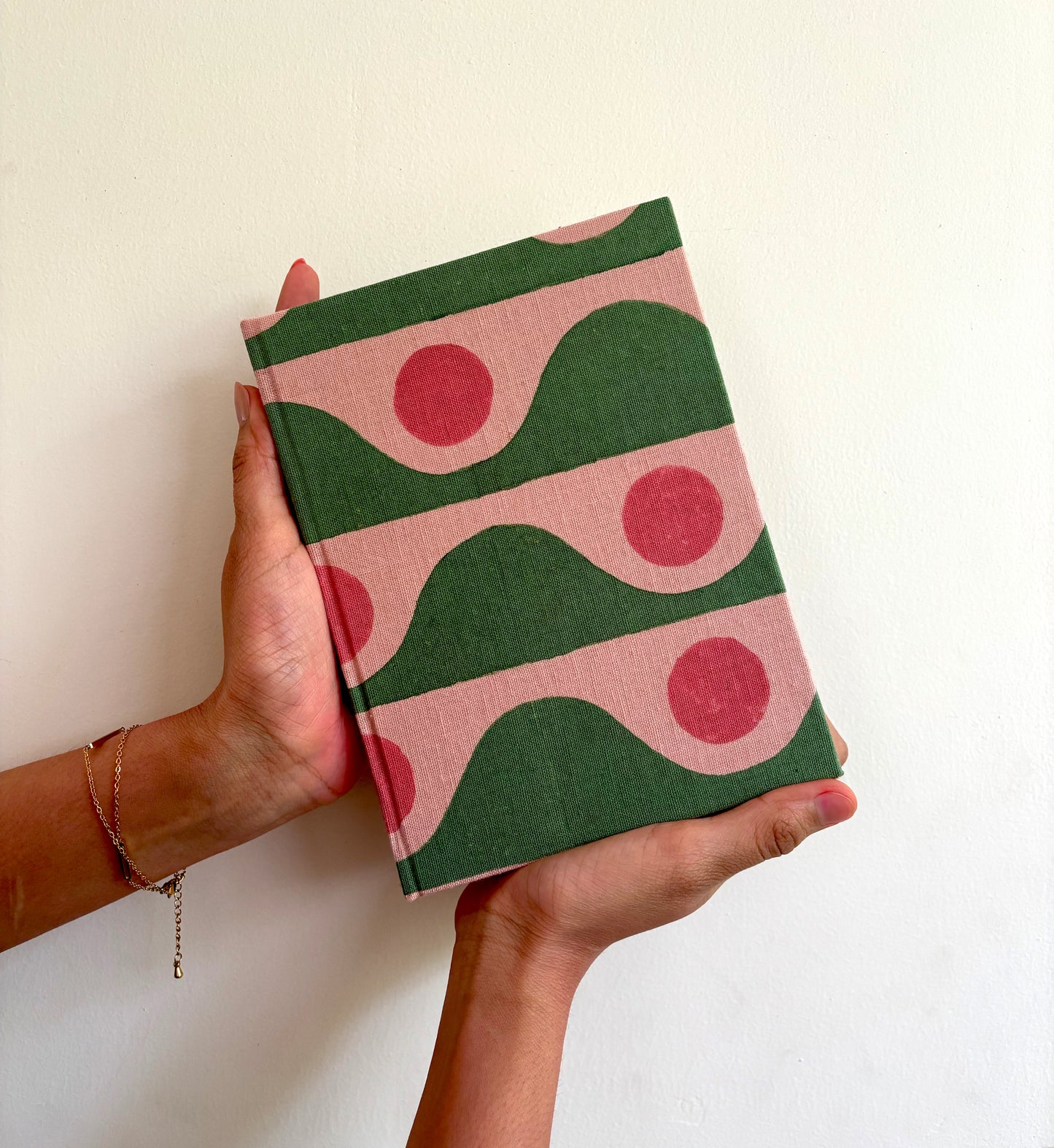 Handcrafted Sustainable A5 Diary Journal Notebook l Handmade Paper l Tide Dot