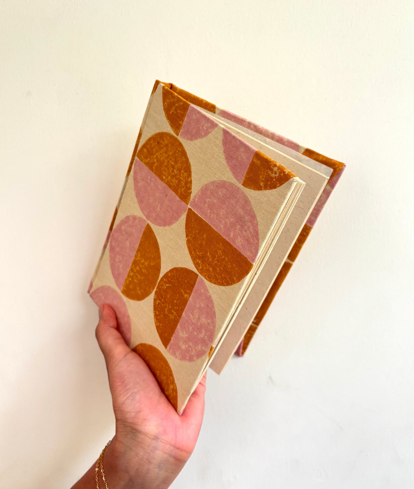 Handcrafted Sustainable A5 Diary Journal Notebook l Handmade Paper l Semi-Sphere