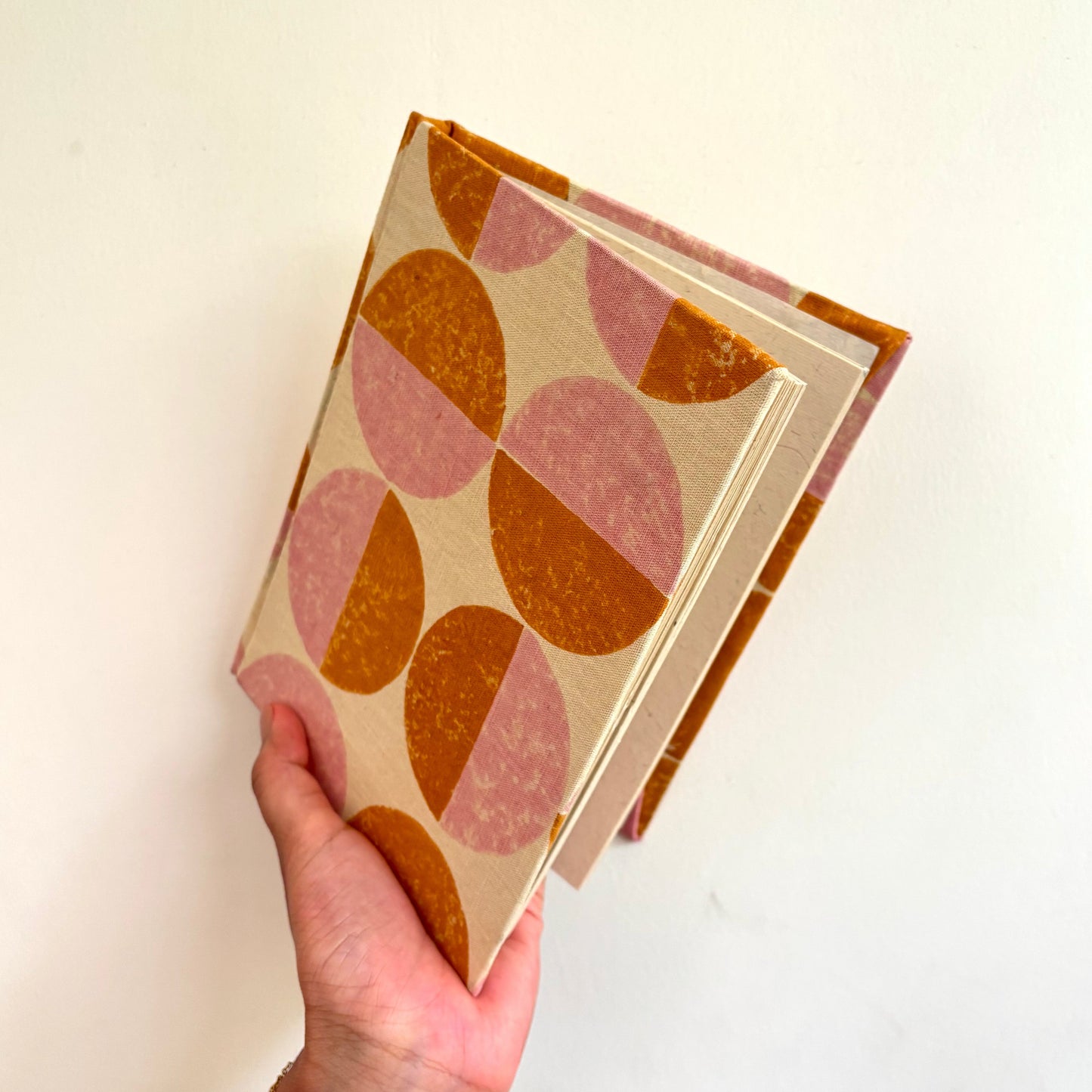 Handcrafted Sustainable A5 Diary Journal Notebook l Handmade Paper l Semi-Sphere