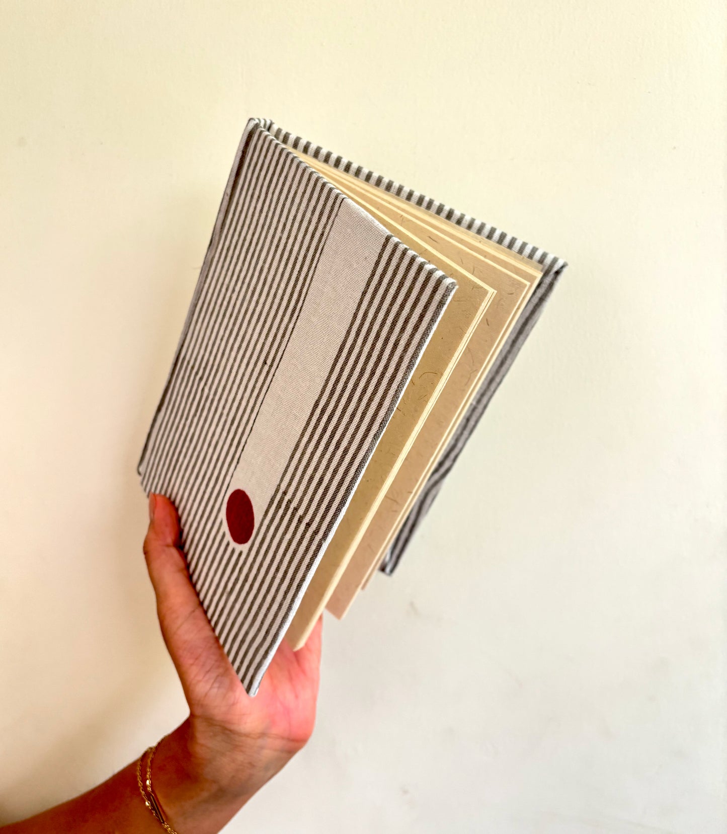 Handcrafted Sustainable A5 Diary Journal Notebook l Handmade Paper l Modern Art