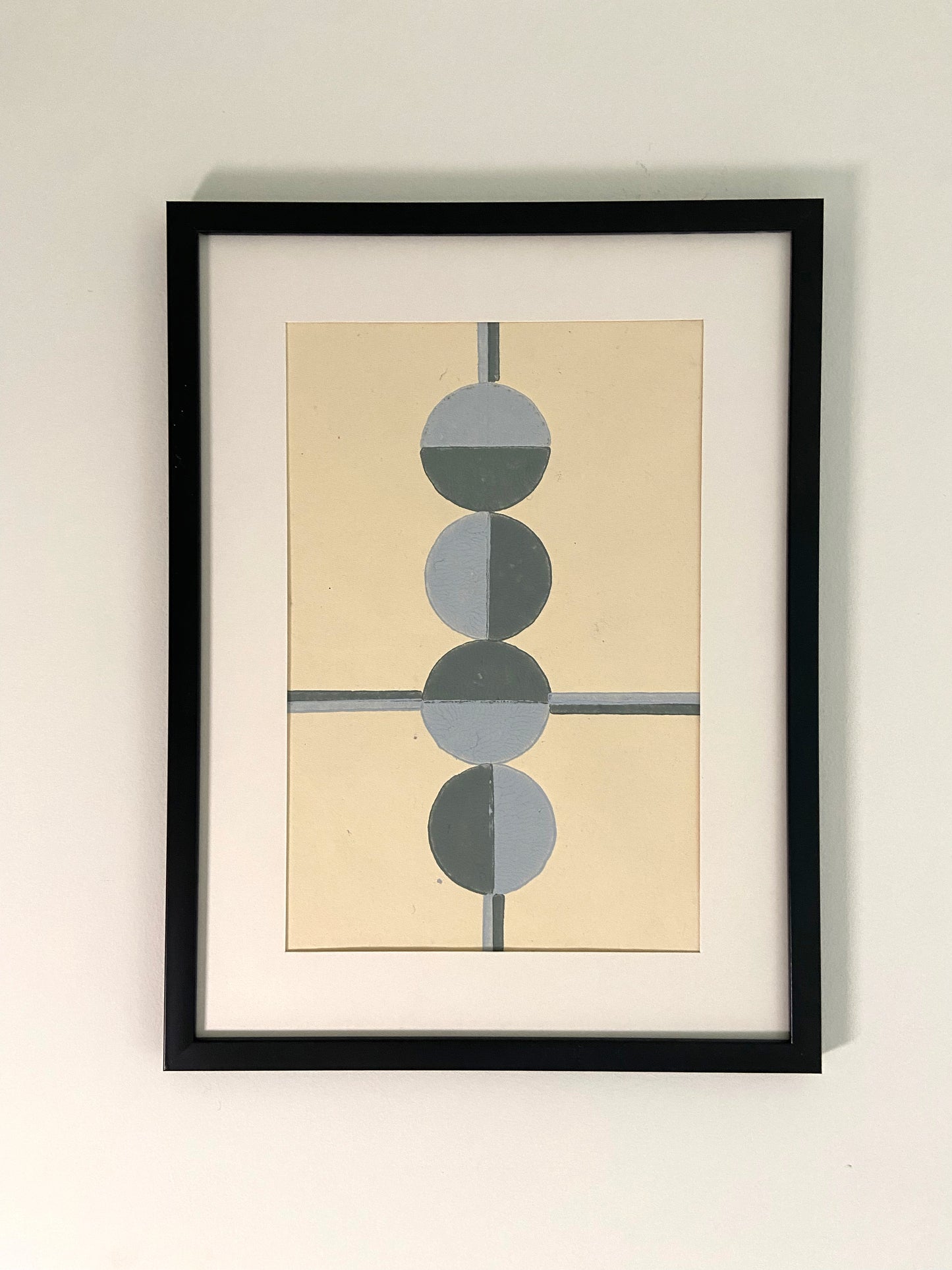 Wall Frame l Handblock printed artwork on handmade paper l 12" x 18"