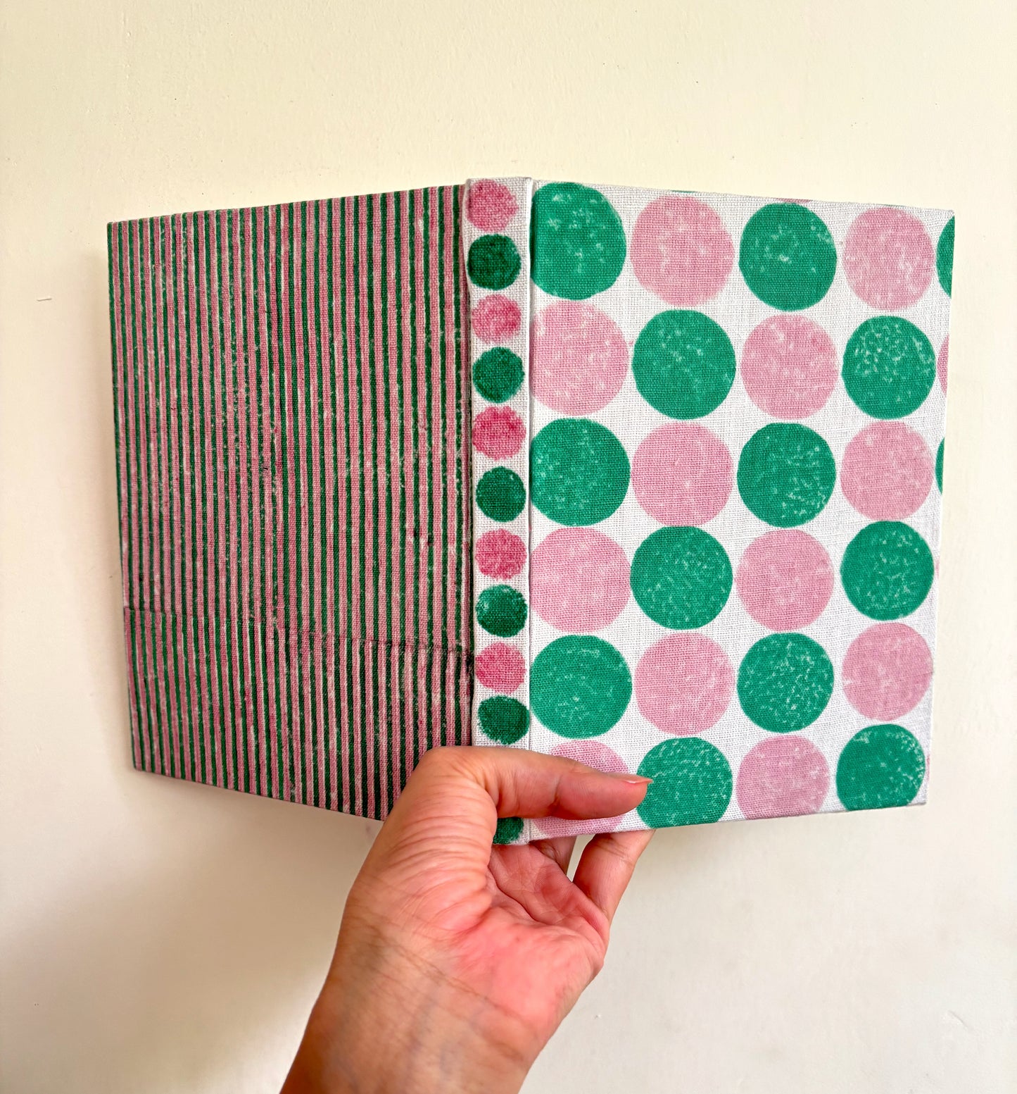 Handcrafted Sustainable A5 Diary Journal Notebook l Handmade Paper l Pebbles