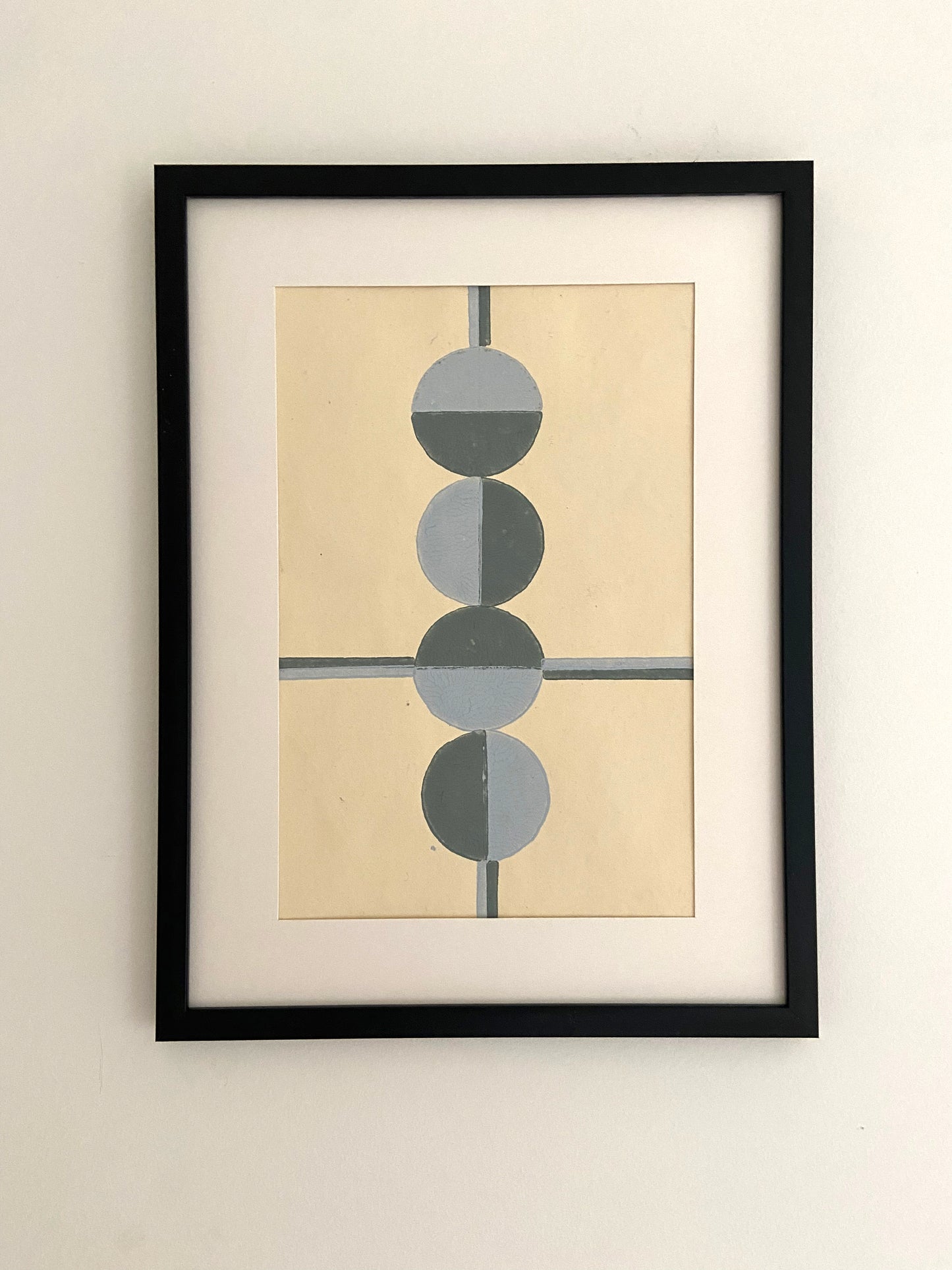 Wall Frame l Handblock printed artwork on handmade paper l 12" x 18"
