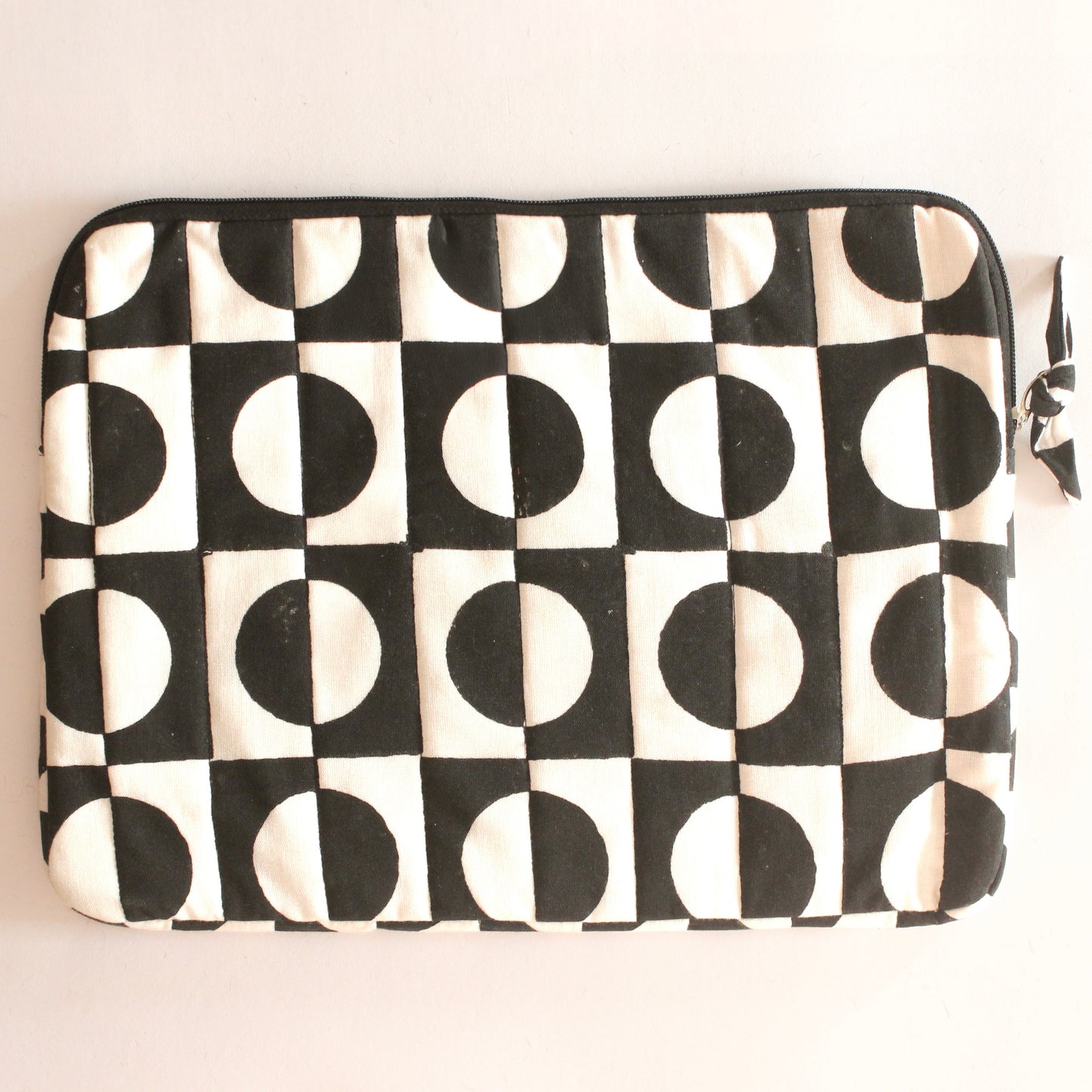 Laptop Sleeve - Black & White Geometric