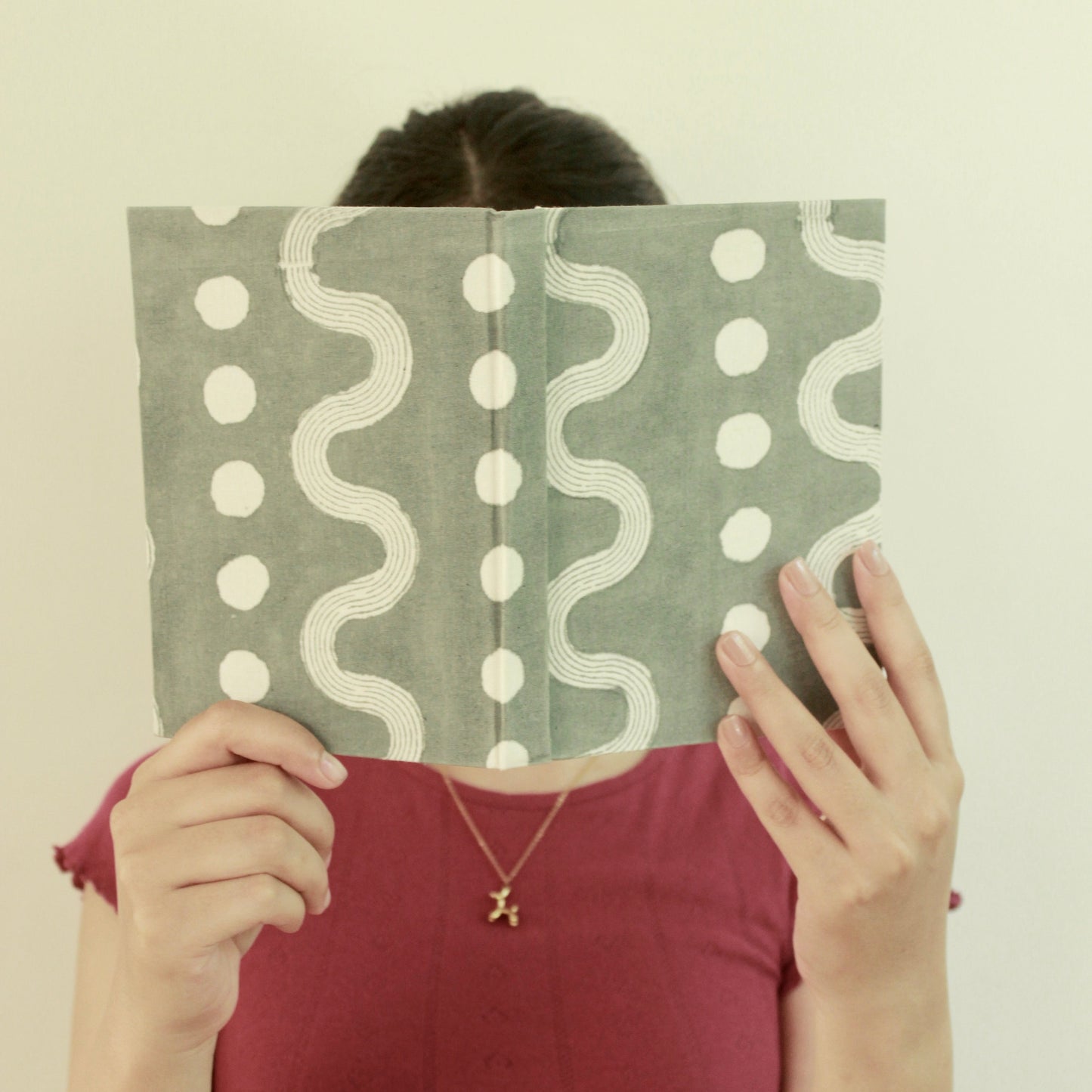 Handcrafted Sustainable A5 Diary Journal Notebook l Handmade Paper l Grey