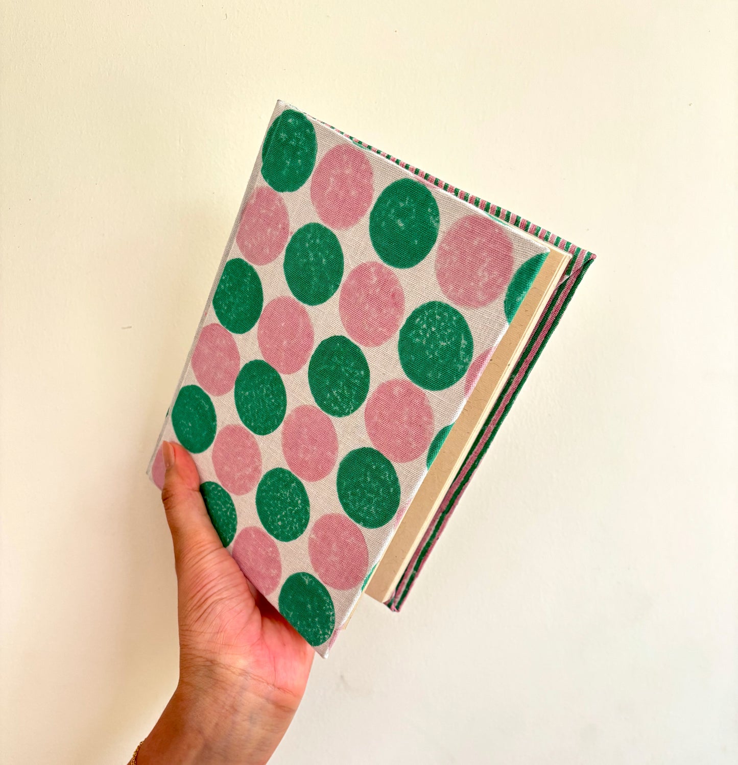 Handcrafted Sustainable A5 Diary Journal Notebook l Handmade Paper l Pebbles