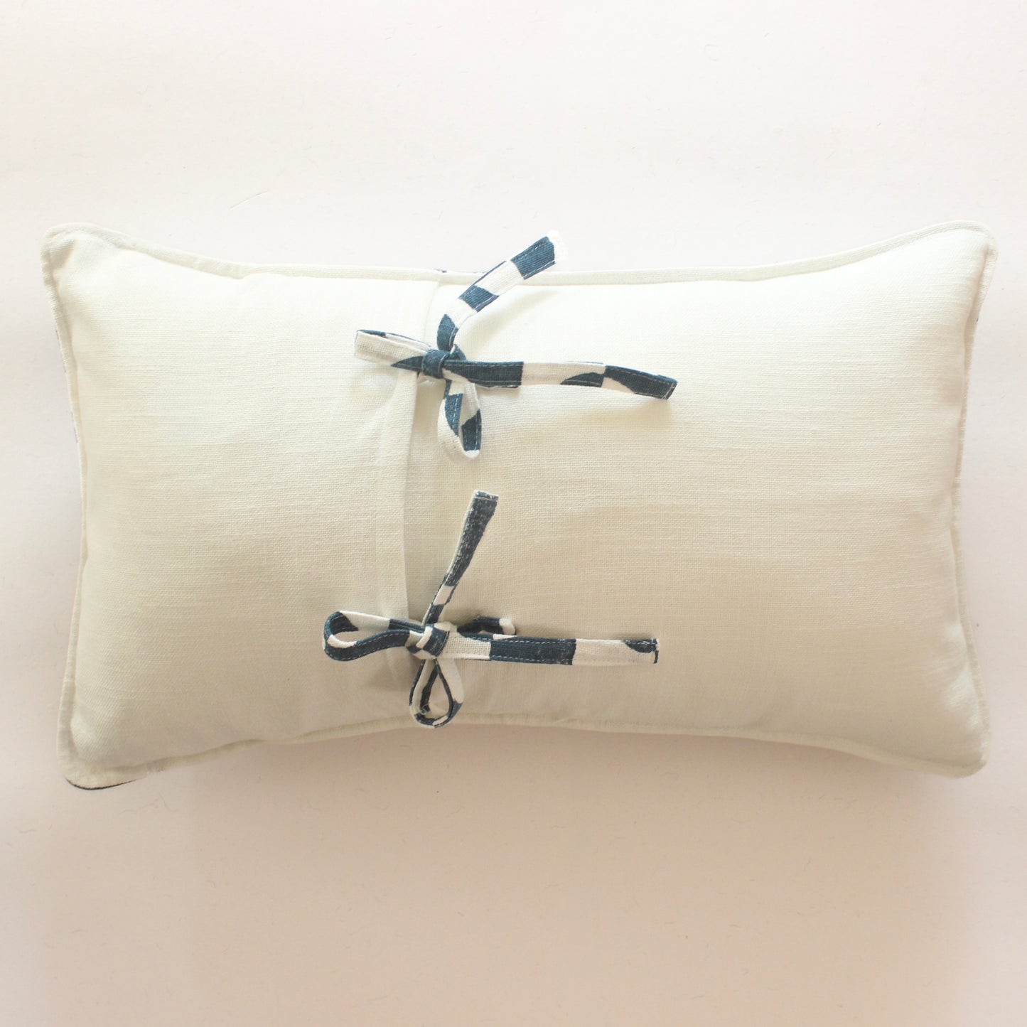Retro Checks Lumbar Cushion Cover | Geometric Printed Cotton Lumbar Pillow Cover