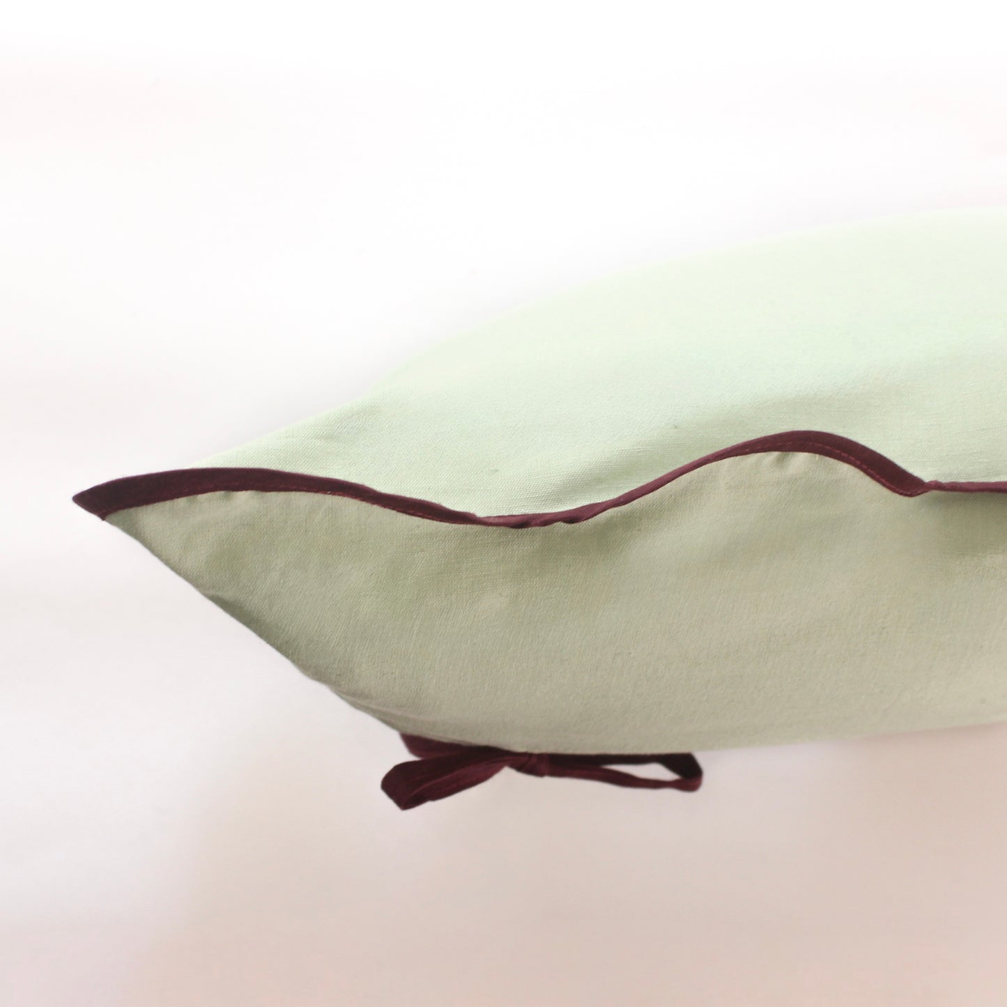 Sage Green Wavy Edge Cushion Cover