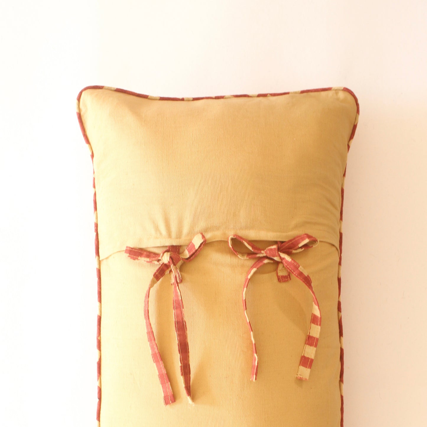 Retro Flower Lumbar Cushion Cover | Floral Printed Cotton Lumbar Pillow Cover