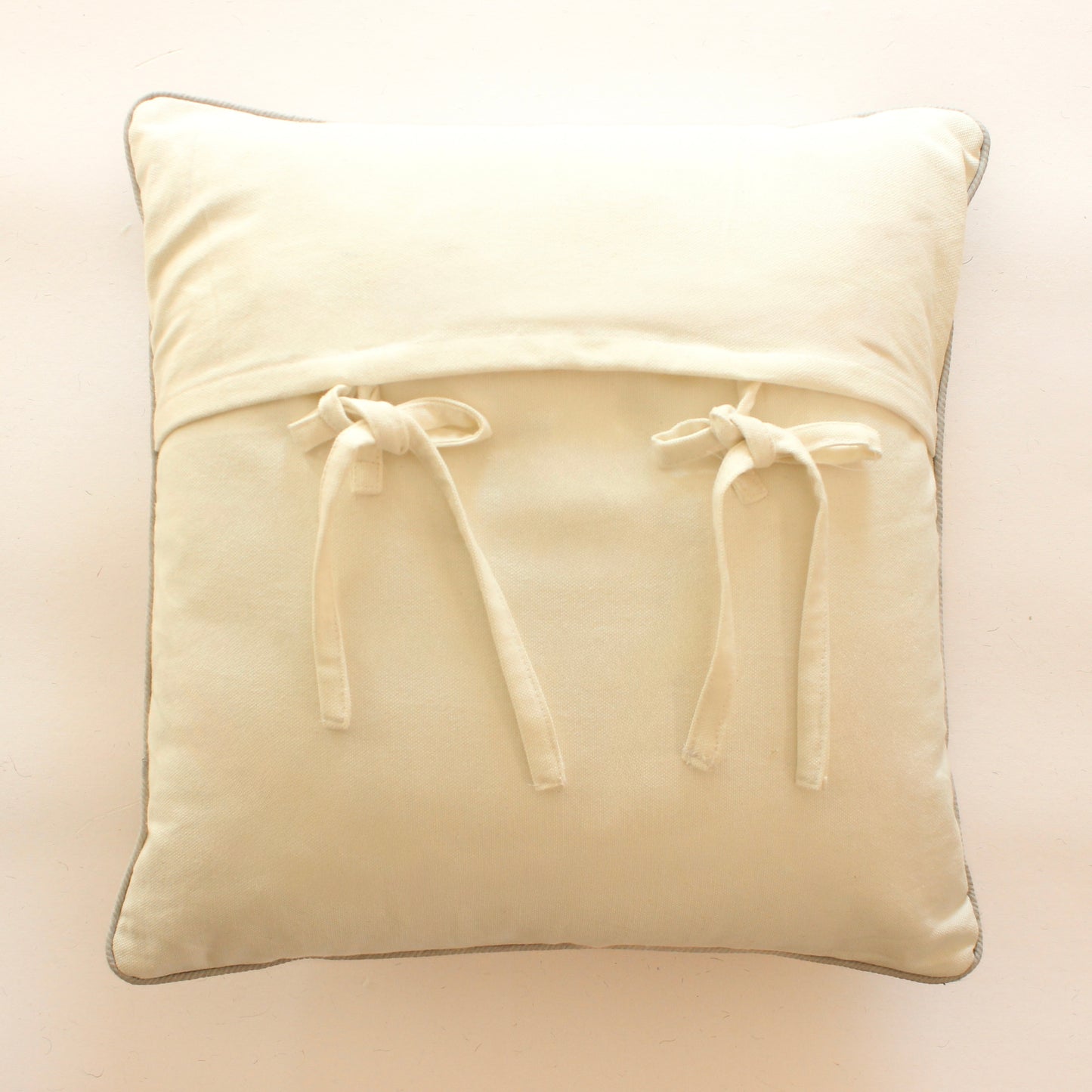 Grey Checks Cushion Cover | Modern Checkered Cotton Cushion Cover