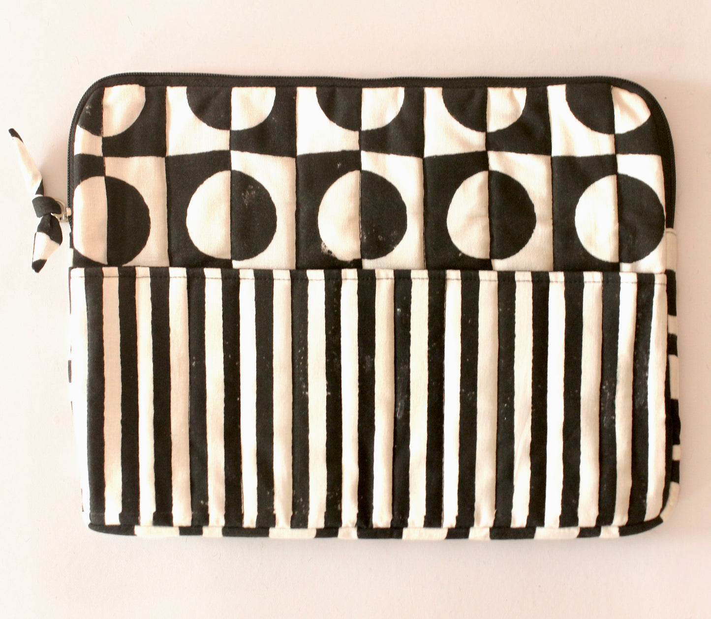 Laptop Sleeve - Black & White Geometric