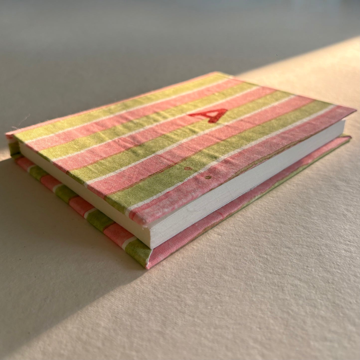 Handcrafted Customised A5 Diary Journal Notebook l Handmade Paper l Your Letter Candy