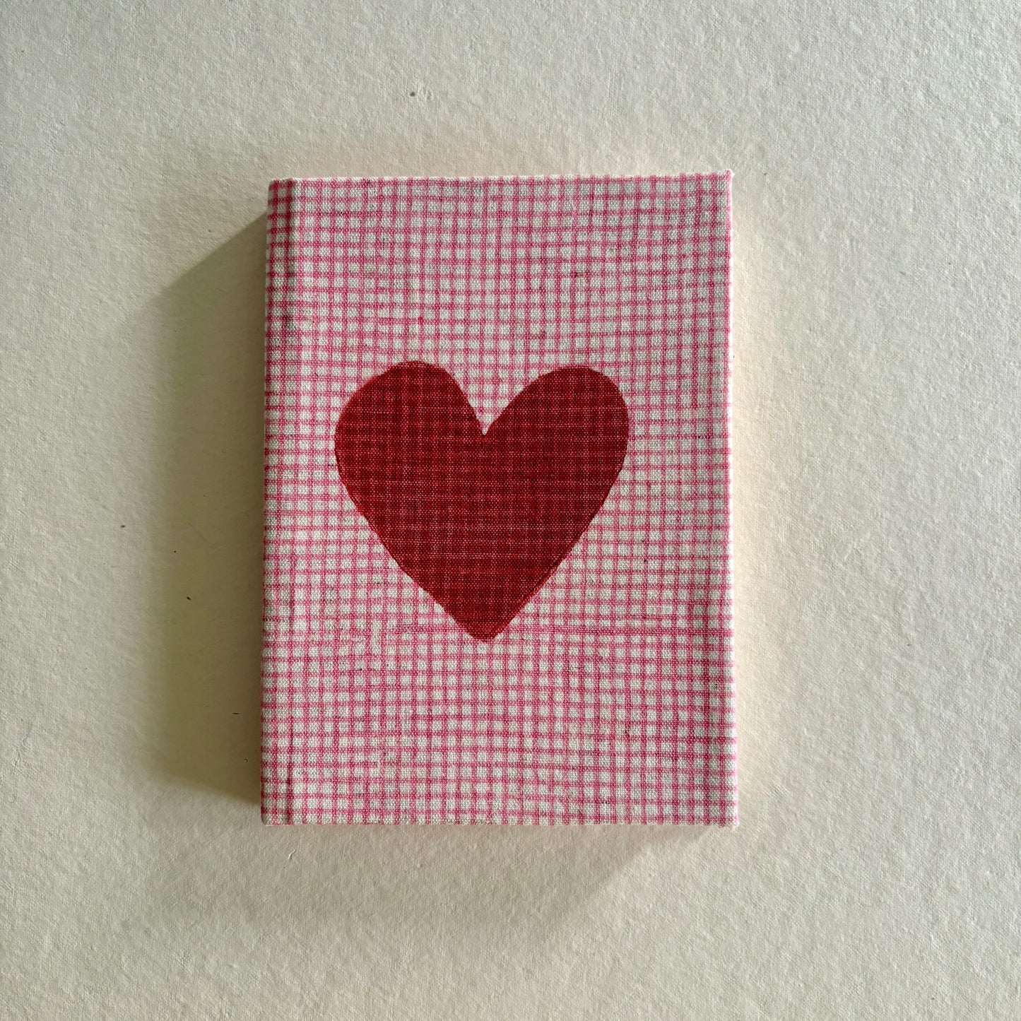 Handcrafted Sustainable A5 Diary Journal Notebook l Handmade Paper l Love Checks